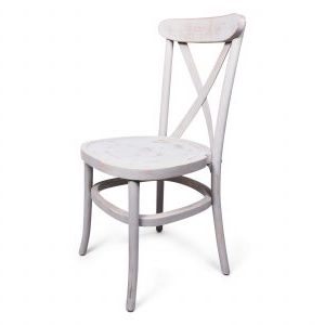 Grey Wash Crossback Chair