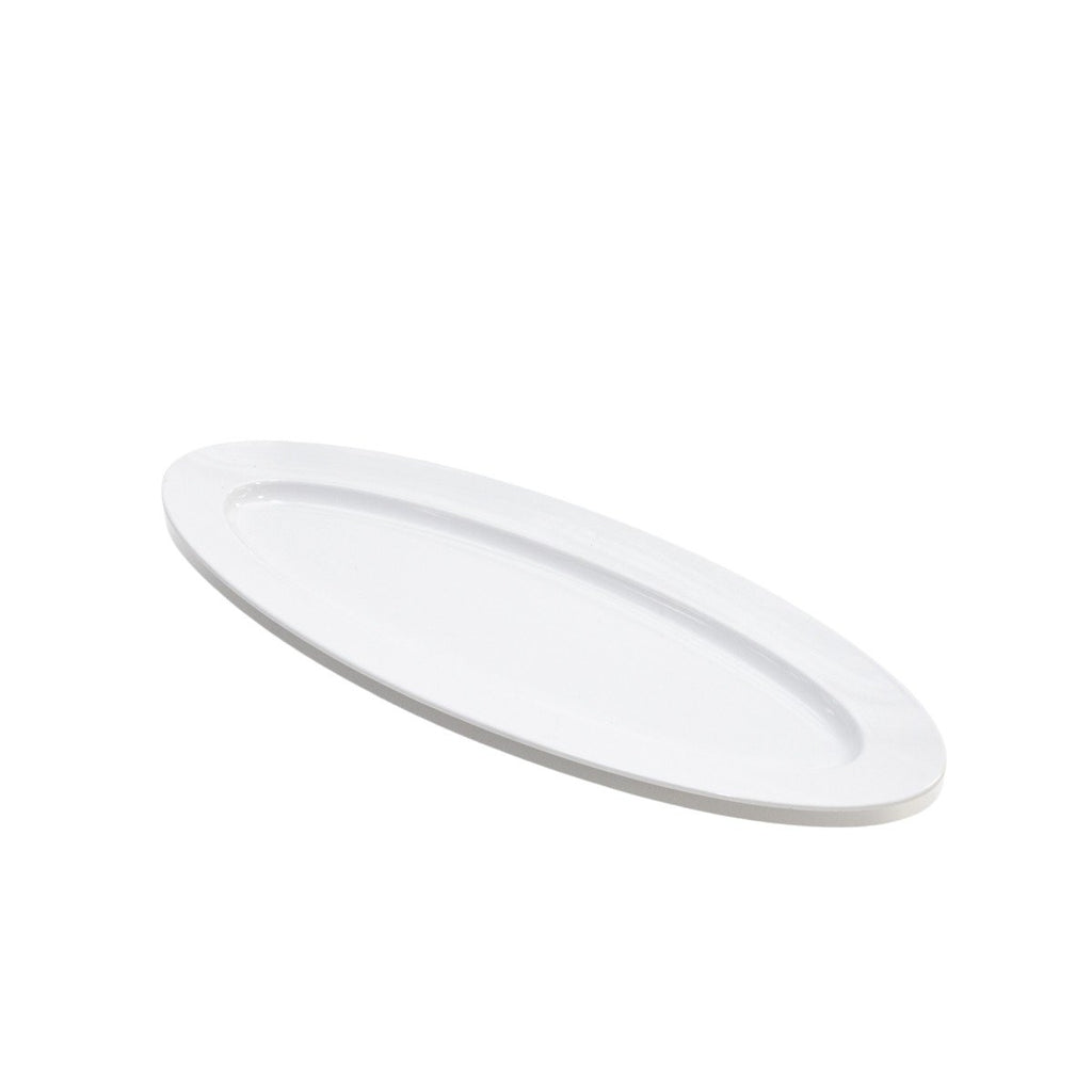 White Oval Ceramic Platter