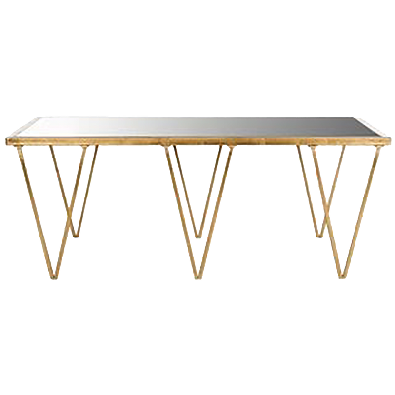 Architectural Mirrored Coffee Table