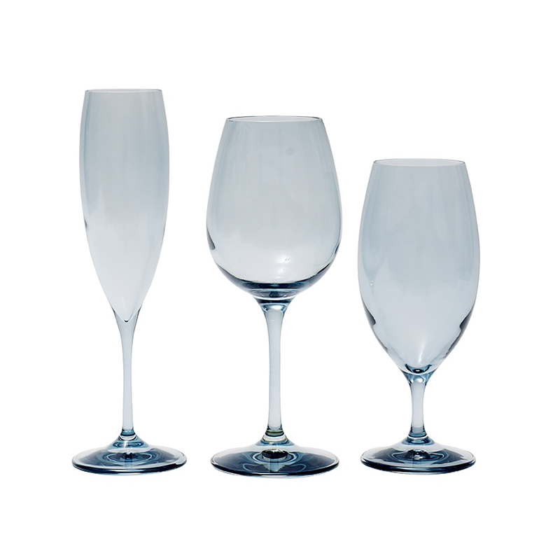 Aurora Blue Glassware Collection