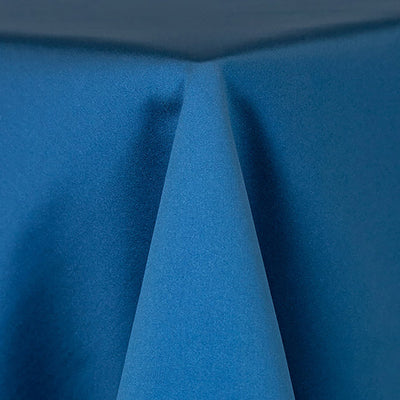 Azure Blue Matte Satin Linen