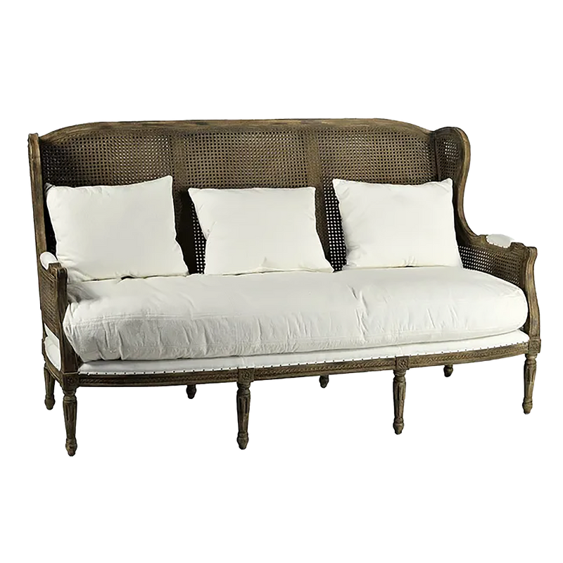 Cane Back Sofa
