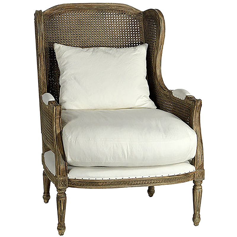 Cane Wingback Chair