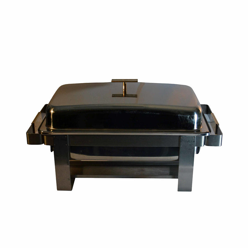 Chafer - 8 qt Rectangular w/Iron Frame Stainless Steel – EventWorks Rentals