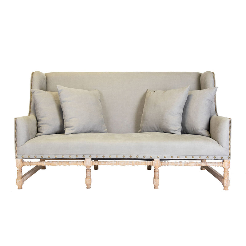 Charleston Grey High Back Sofa