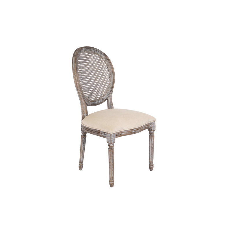 Collette Grey French Cane Back Dining Chair