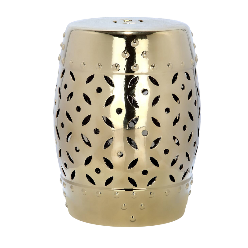 Gold Garden Stool