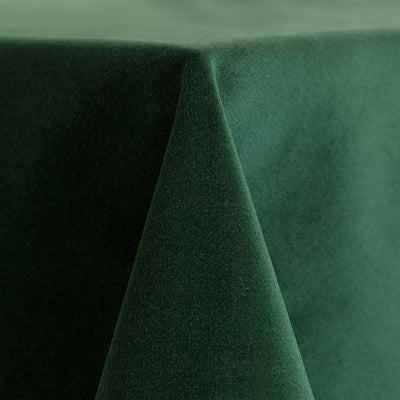 Hunter Green Velvet Linen