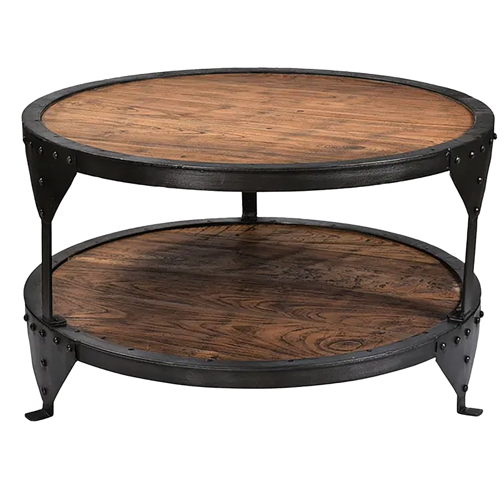 Industrial Round Coffee Table