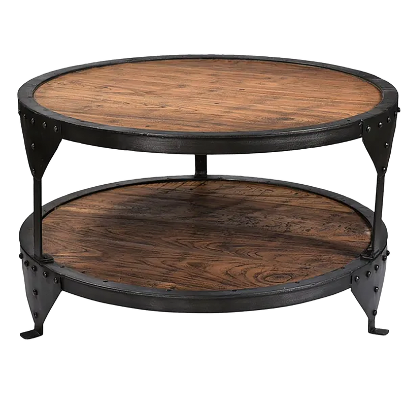 Industrial Round Coffee Table