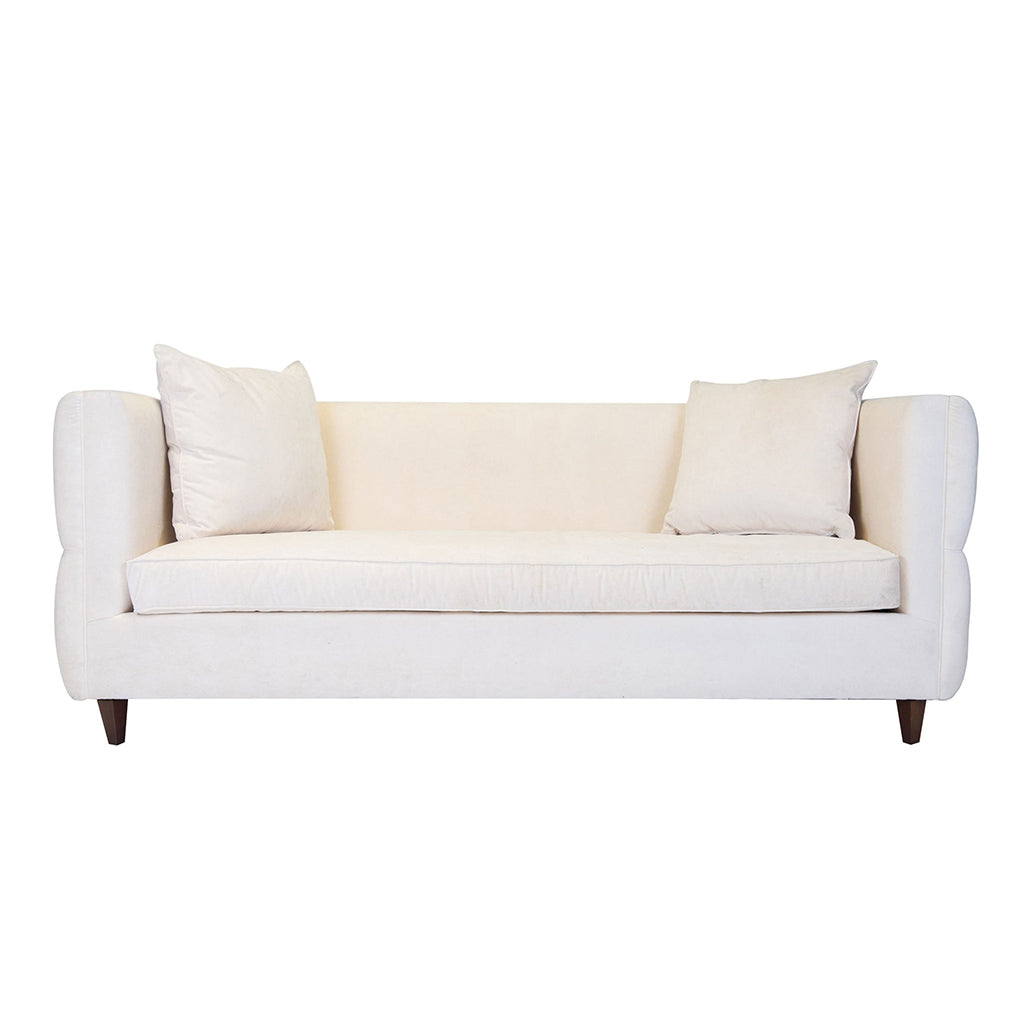 Julius Cream Velvet Tufted Sids Sofa