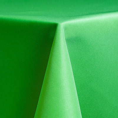 Kelly Green Solid Polyester Linen