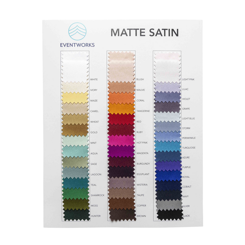 Matte Satin 108" x 156" Linen
