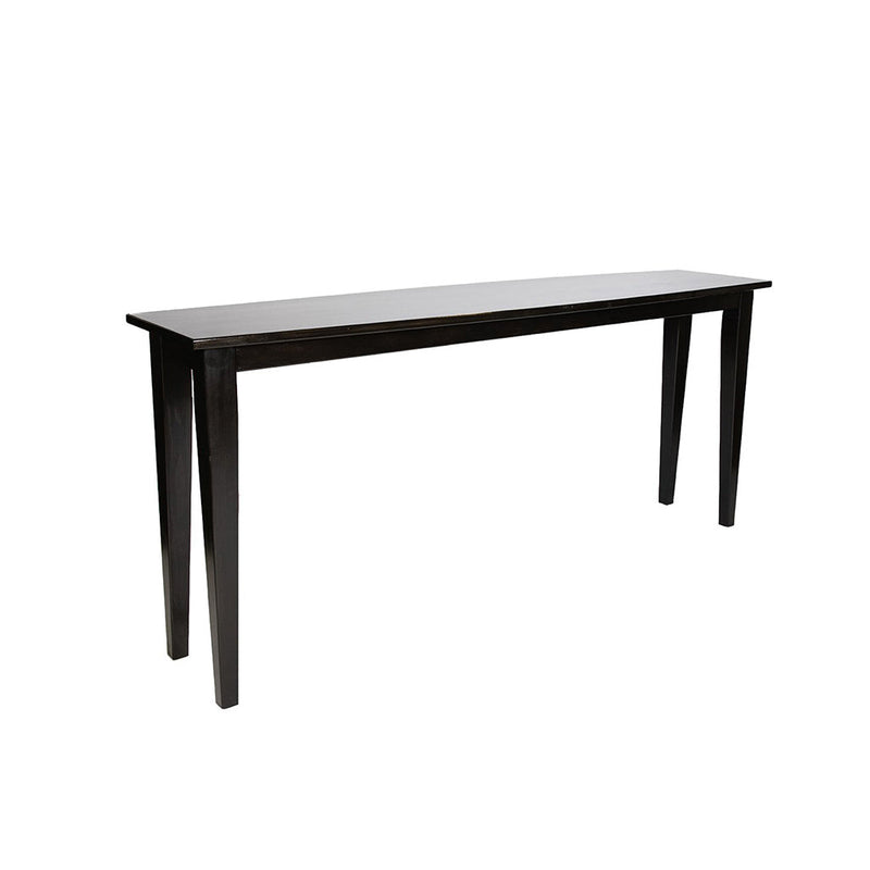 Mid Century Modern Black Communal Table – EventWorks Rentals