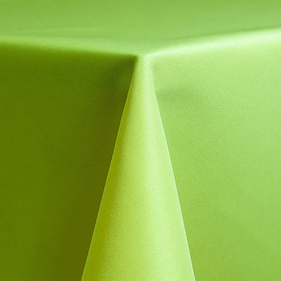 Neon Green Solid Polyester Linen