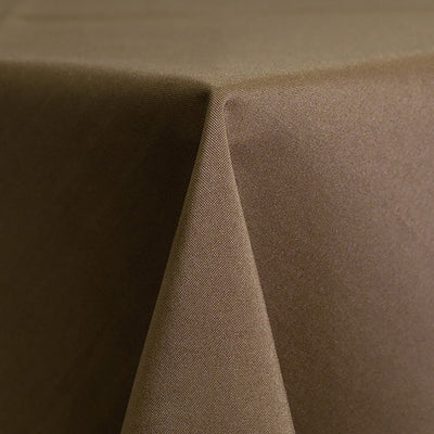 Olive Green Solid Polyester Linen