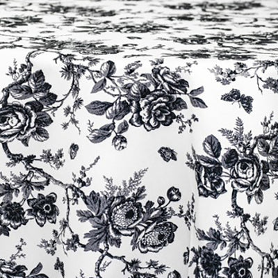 Party Toile on Spun, Black