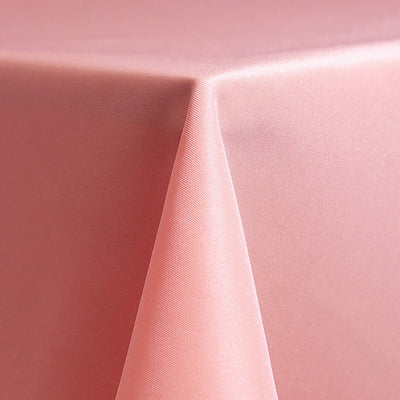 Pink Solid Polyester Linen