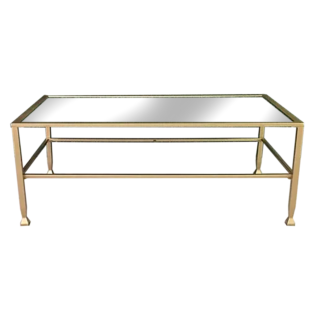 Rectangular Mirrored Coffee Table