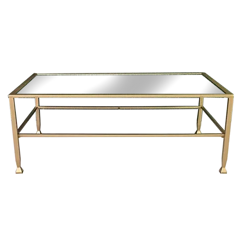 Rectangular Mirrored Coffee Table