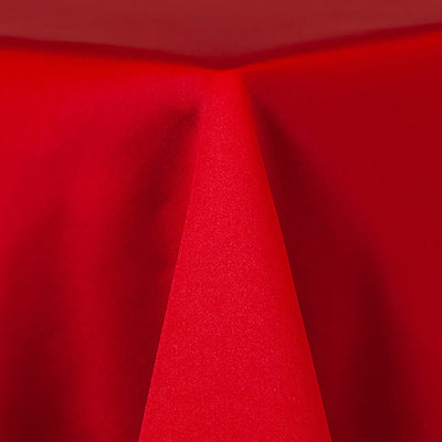 Red Matte Satin Linen