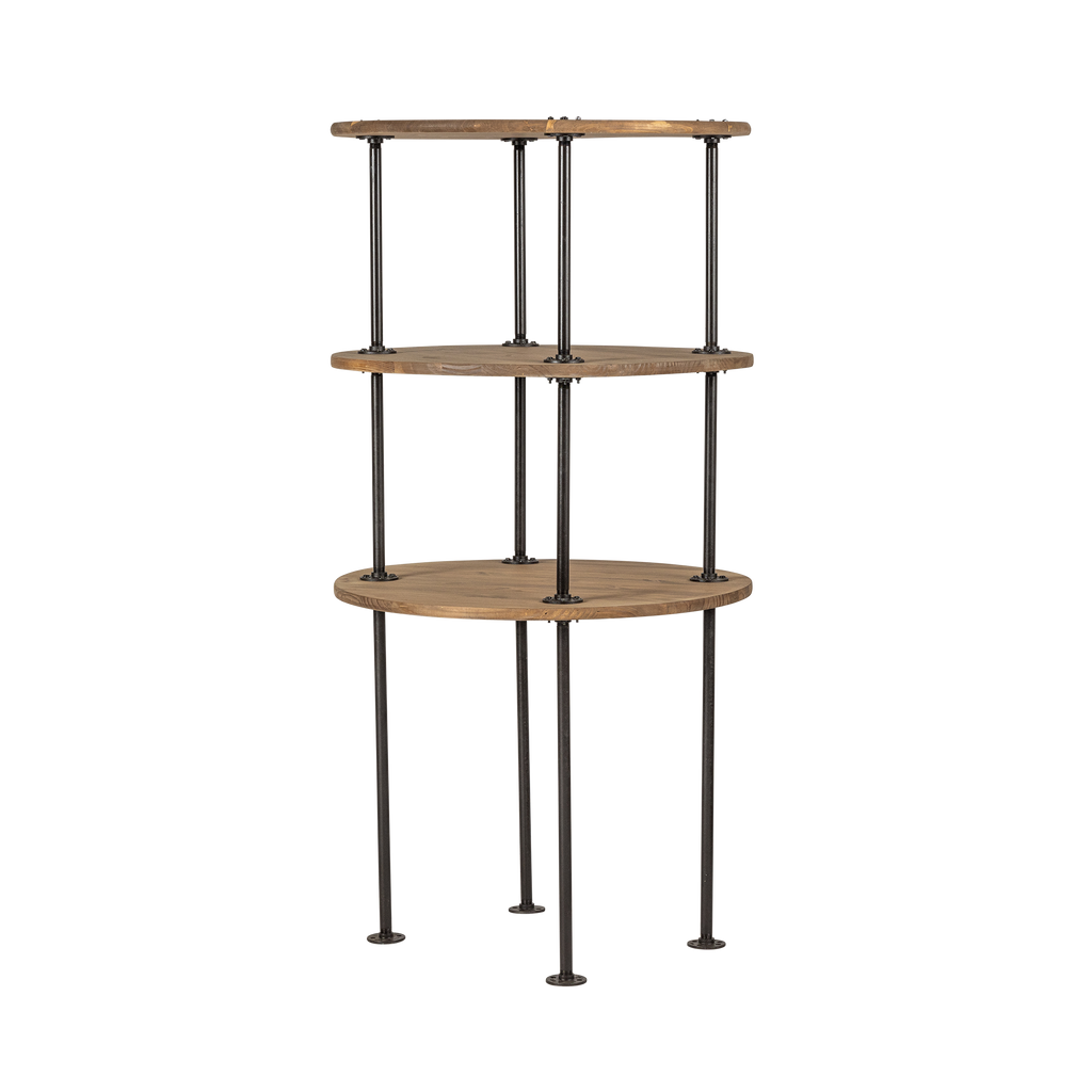 Fiona Metal & Wood Bar Back