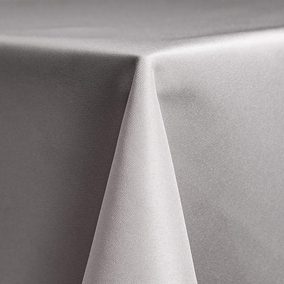 Smoke Grey Solid Polyester Linen