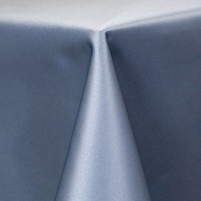 Storm Blue Matte Satin Linen
