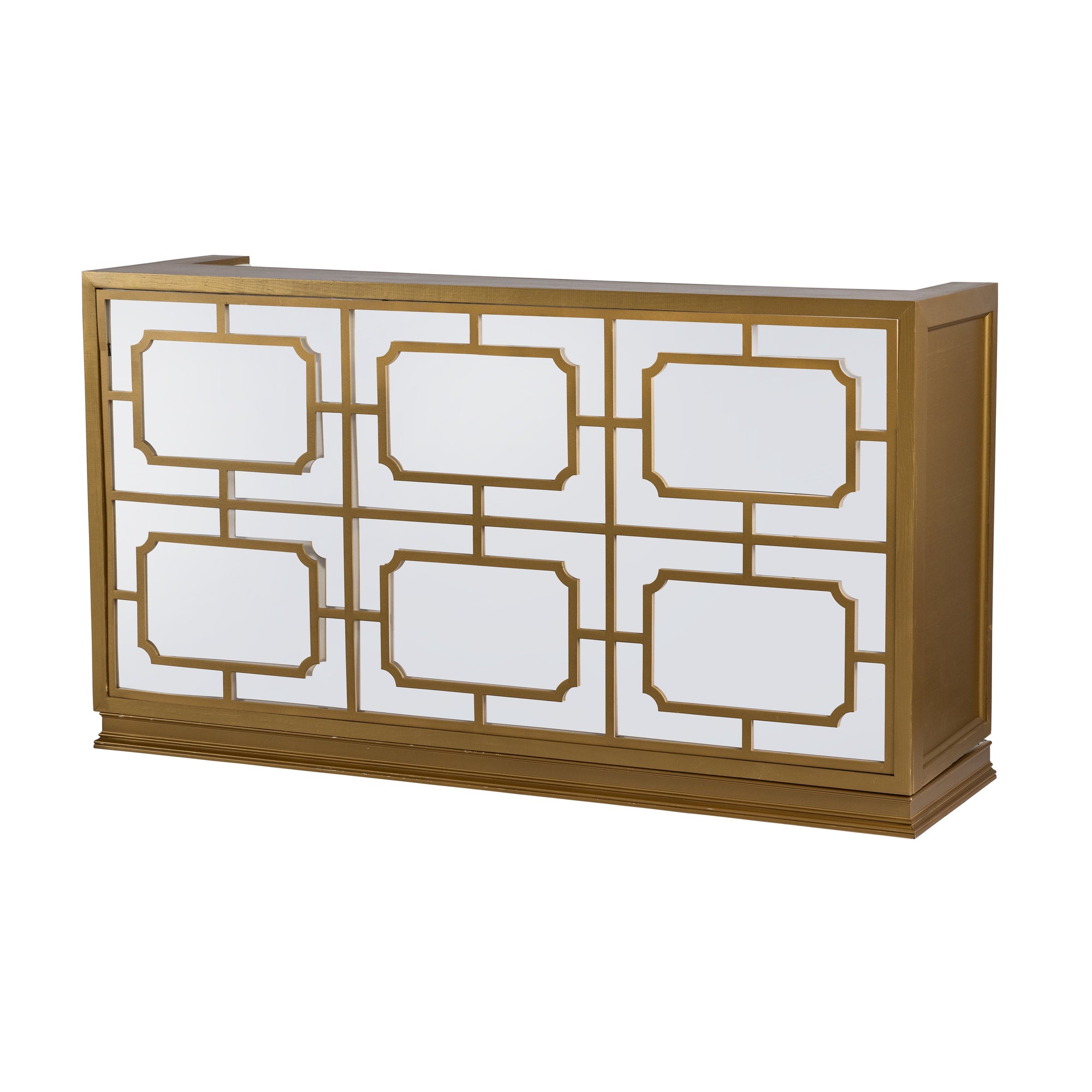 7' Everest Vivian Bar Insert with Mirror – EventWorks Rentals