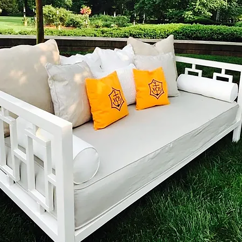 White Garden Sofa
