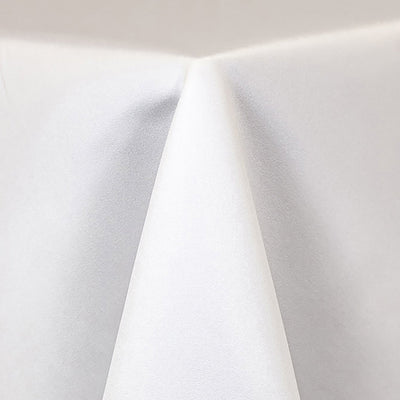 White Matte Satin Linen