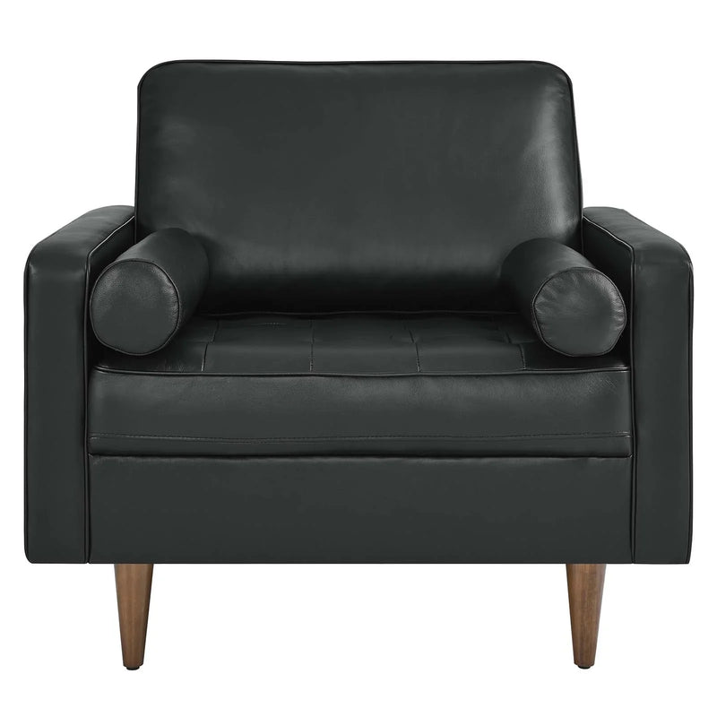 Kenzo Black Leather Chair