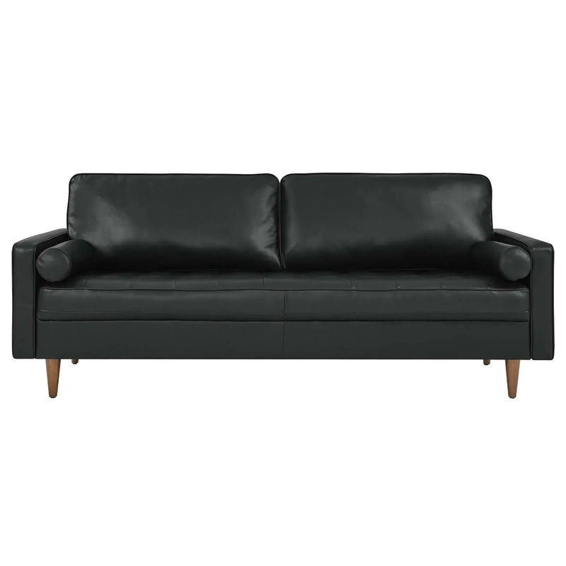 Kenzo Black Leather Sofa