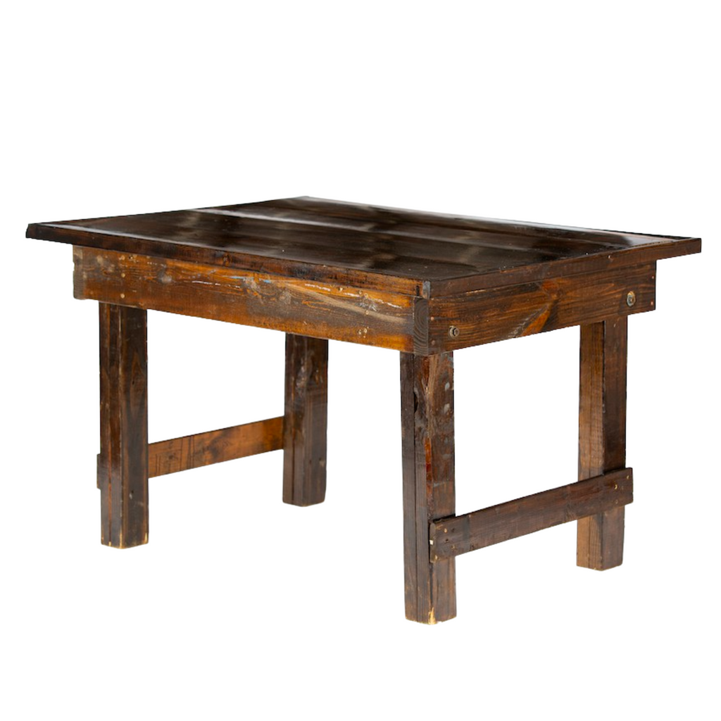 4' Mahogany Farm Table