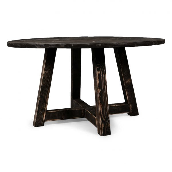 Distressed Round Farm Table