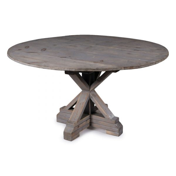 Grey Wash French Farmhouse Round Table