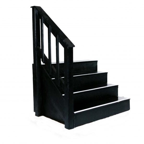 Black Wood Stage Stairs