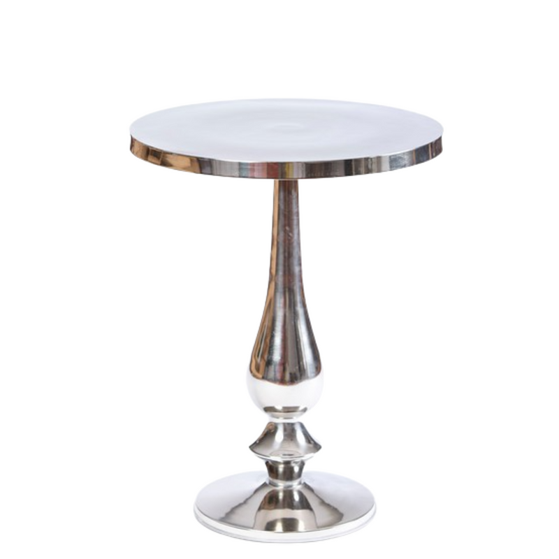 Calhoun Silver Round End Table