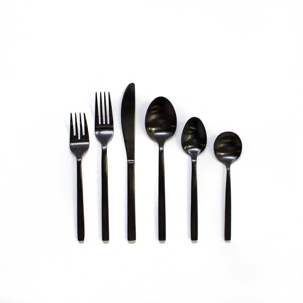 Arezzo Black Flatware Collection