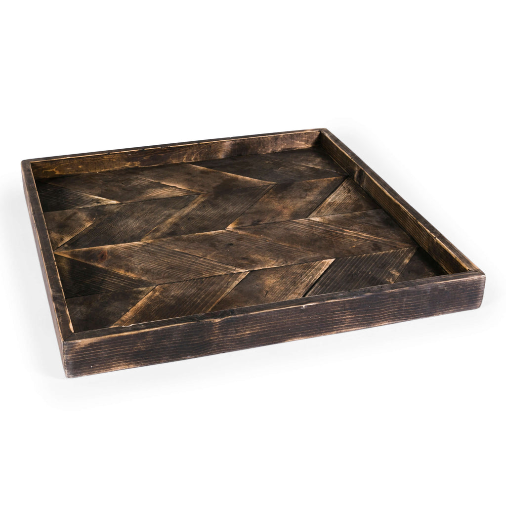 25" Herringbone Tray