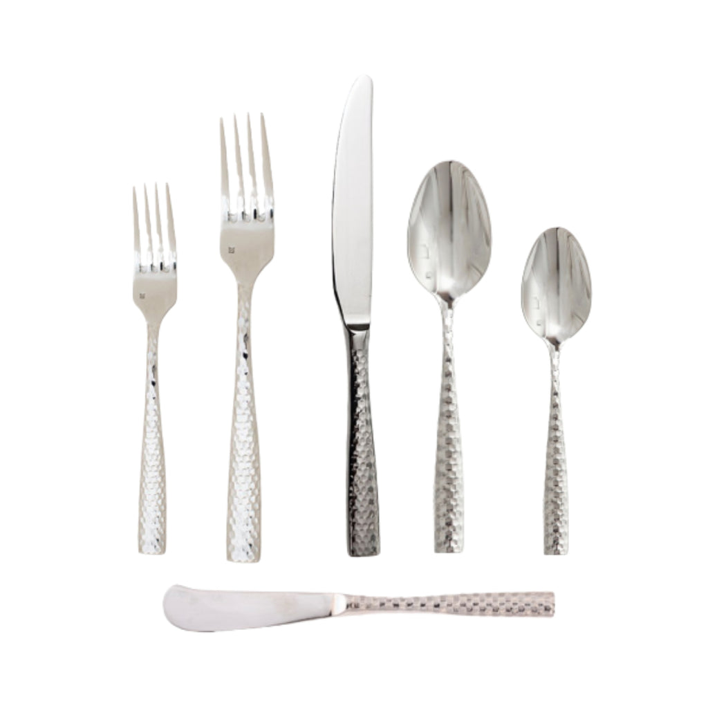 Lucca Hammered Flatware Collection