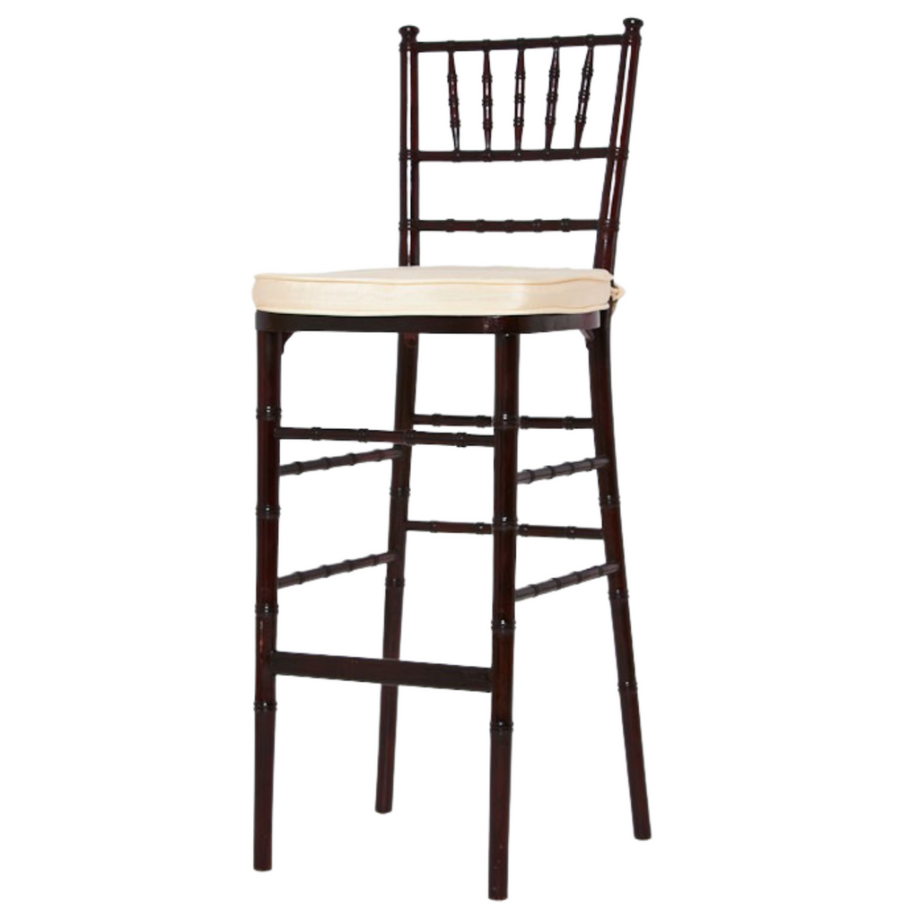 Chiavari Bar Stools: Mahogany