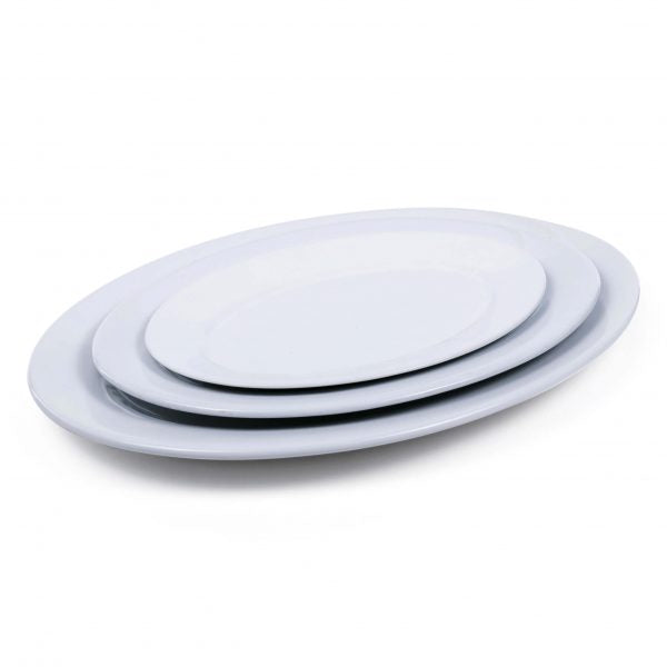 White Ceramic Platters