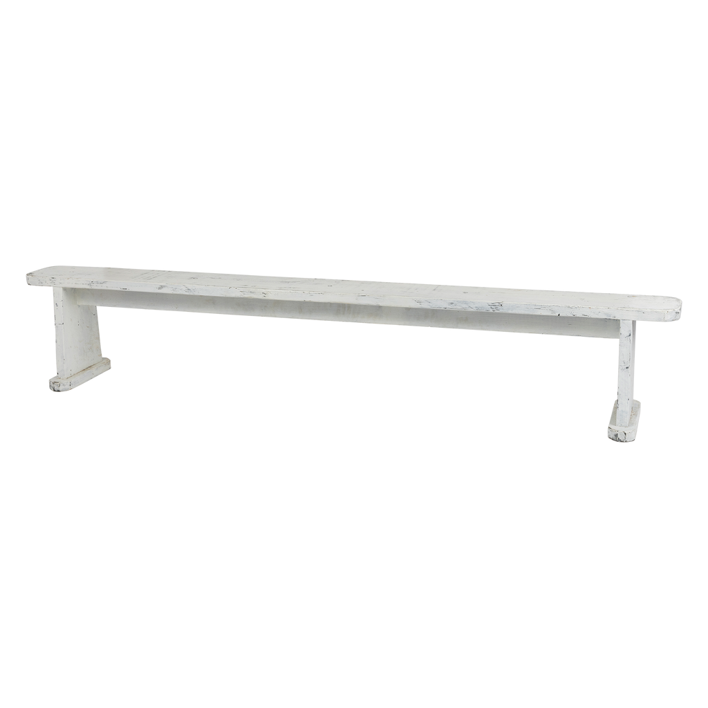 Plantation Whitewash Bench