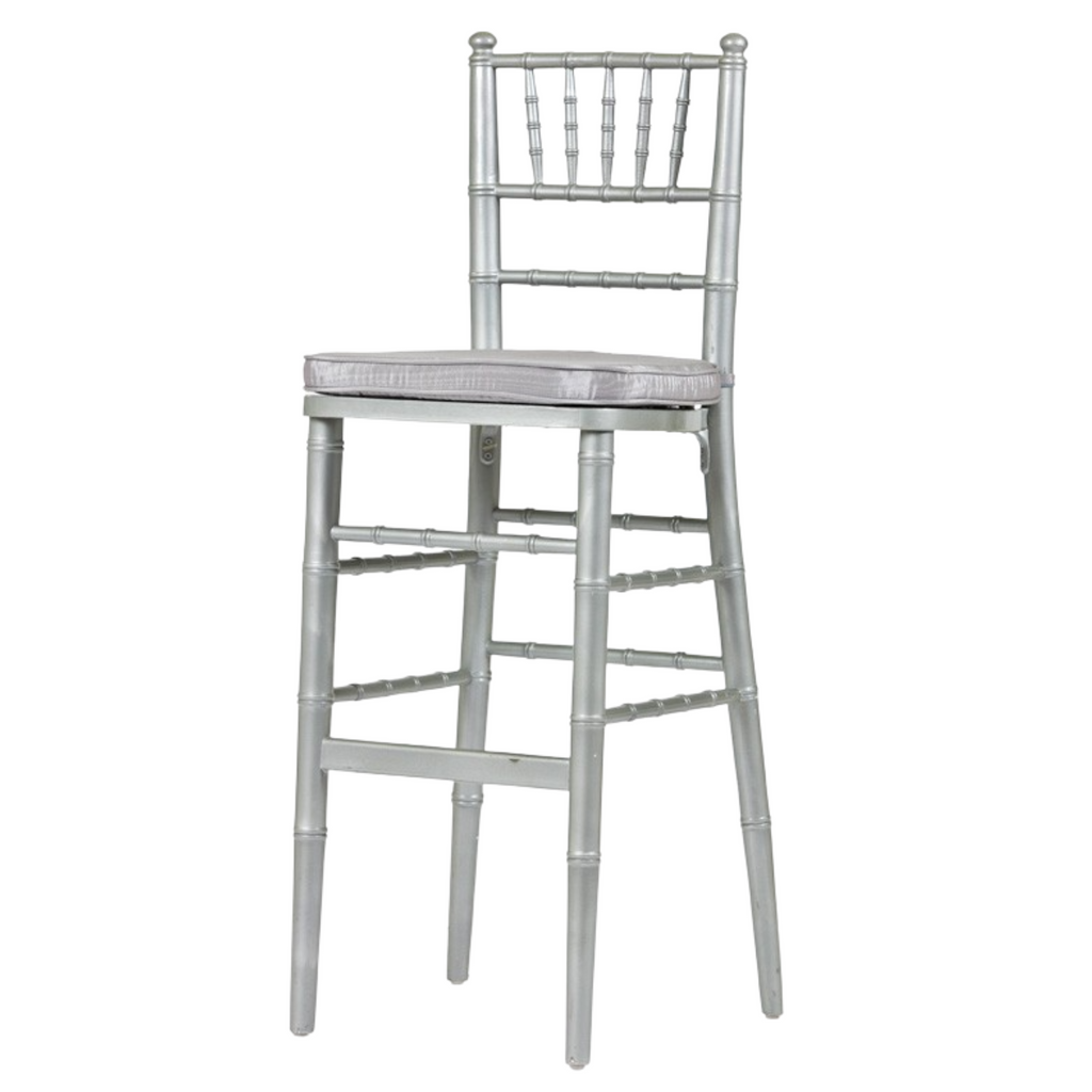 Chiavari Bar Stools: Silver