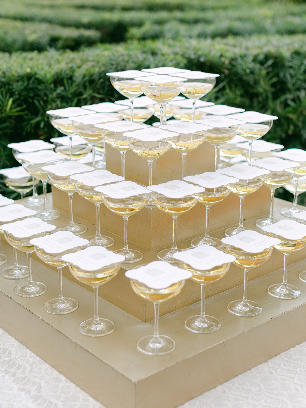 Gold Champagne Tower