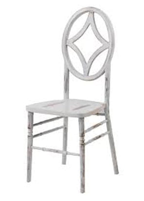 White Vineyard Mismatched Chairs