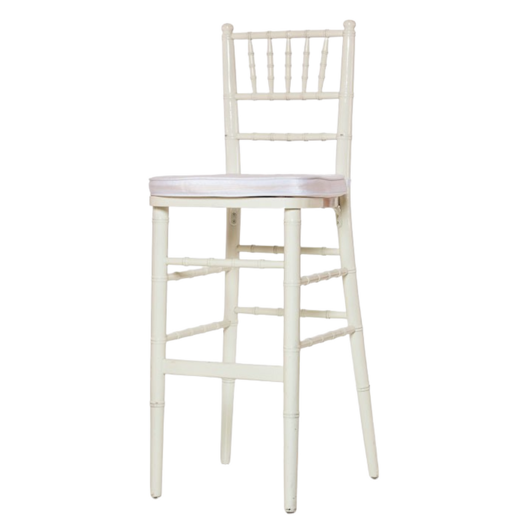 Chiavari Bar Stools: White