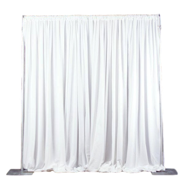 White Velour Pipe & Drape 9'x16' Section