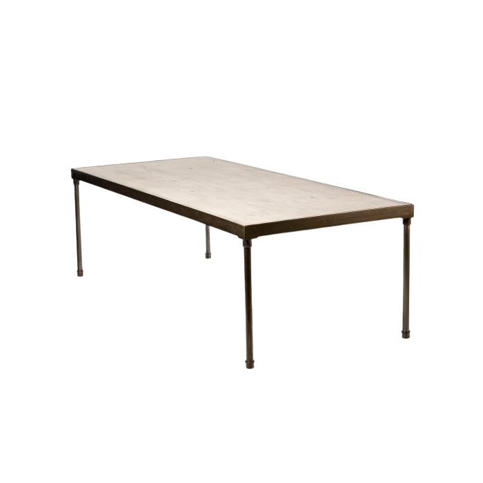 Edison Table White Wash